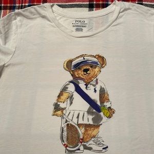Girls polo bear tee.